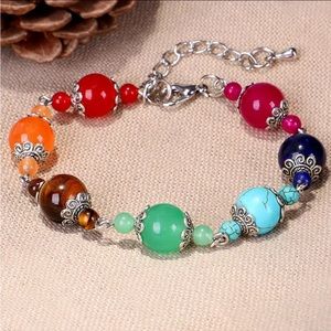 NEW Healing Balance 7 Chakra Bead Bracelet